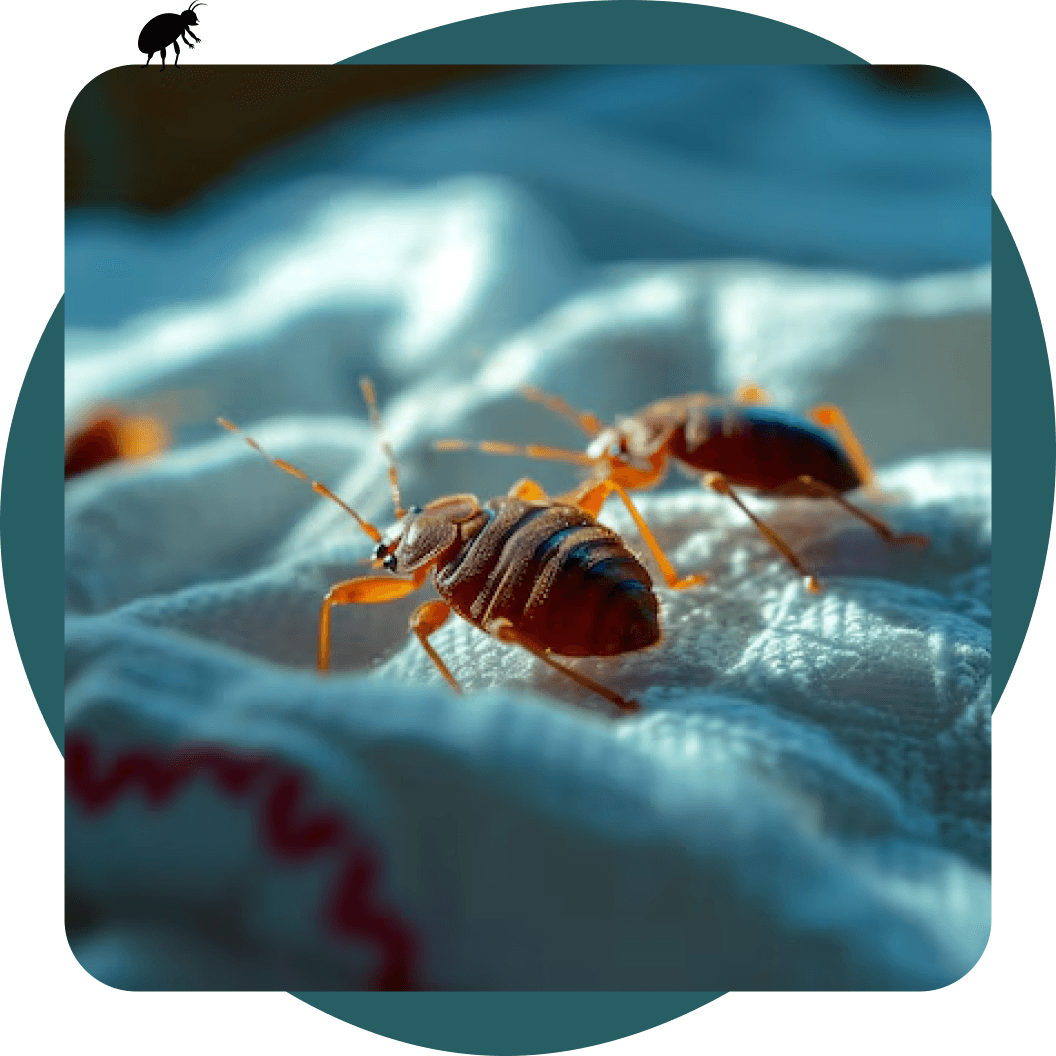 Punaises de lits sur un matelas